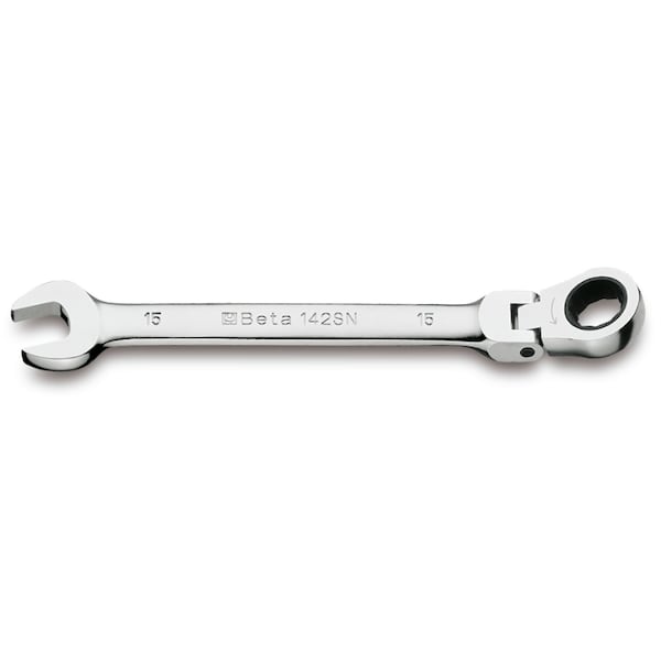 Beta Tools Swivel End Ratchet Comb Wrench, 16mm 1420216